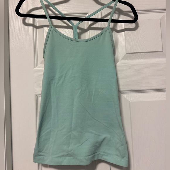 lululemon athletica Tops - Vintage Lululemon Women's Mint Blue Tank Top with built in bra.